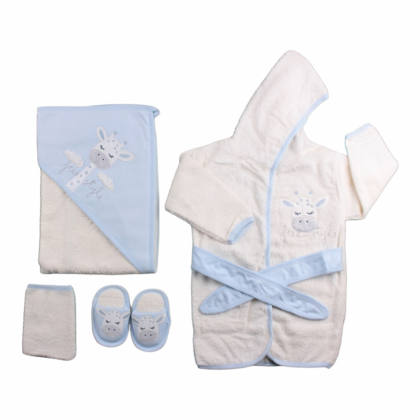 GAYE 857 BEBE BORNOZ SET 