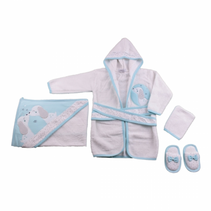 GAYE 850 BEBE BORNOZ SETİ 